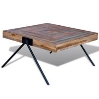 Coffee Table with V-shaped Legs Reclaimed Teak