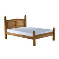 corona wooden low end bed frame kingsize