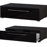 Cool Plasma TV Stand In High Gloss Black With 1 Drawer