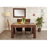 Cordoba Solid Walnut 150cm Extending Dining Table with Chairs