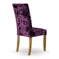 Copenhagen Purple Deep Crushed Velvet Dining Chairs