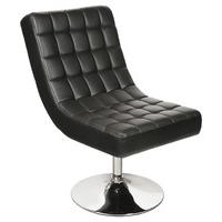 contemporary black relaxation lounge chair