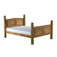 corona wooden high end bed frame kingsize