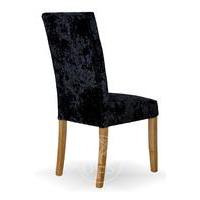 Copenhagen Black Deep Crushed Velvet Dining Chairs