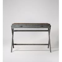 Connor desk in pewter grey