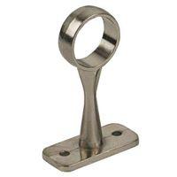 colorail nickel effect centre bracket dia25mm