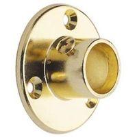 Colorail Brass Effect Rail Socket (Dia)19mm Pack of 2