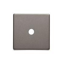 Colours Slate Grey Dimmer Switch Front Plate
