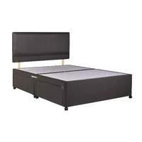 Coolflex 5000 Memory Foam Divan Set No Drawers Firm Charcoal Small Double