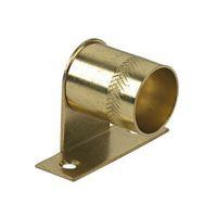 Colorail Brass Effect Centre Bracket (Dia)19mm Pack of 2