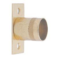 Colorail Brass Effect Straight Bracket (Dia)19mm Pack of 2