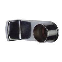 Colorail Chrome Effect End Bracket (Dia)19mm Pack of 2