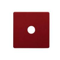 Colours Claret Coaxial / Dimmer Switch Front Plate