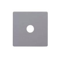 Colours Dove Coaxial / Dimmer Switch Front Plate