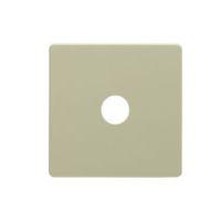 colours oyster coaxial dimmer switch front plate