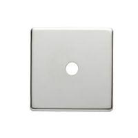Colours Chrome Effect Dimmer Switch Front Plate
