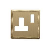 Colours Beaded Brass Socket Front Plate