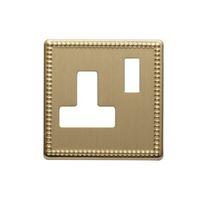 colours beaded brass socket front plate