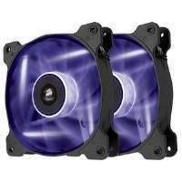 corsair air series sp120 high static pressure fan 120mm with purple le ...