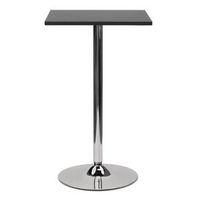 COMO POSEUR SQUARE BLACK WOOD TABLE