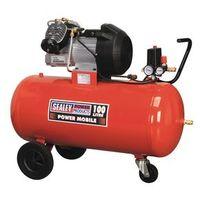 compressor 100 ltr twin drive 