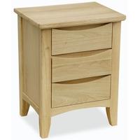 Corndell Arlingham Oak Narrow Bedside Cabinet