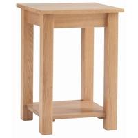 Corndell Nimbus Oak Lamp Table