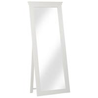 corndell annecy white cheval mirror