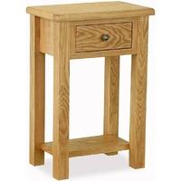 Corndell Lovell Lite Oak Telephone Table