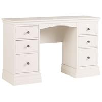 Corndell Annecy Buttermilk Double Pedestal Dressing Table