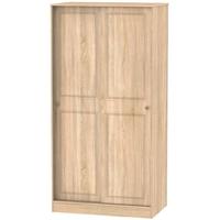 Corrib Bardolino Oak Sliding Wardrobe - Wide