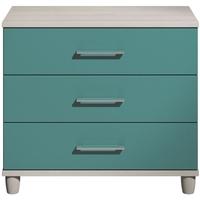 corsica lagoon chest of drawer 3 drawer wide