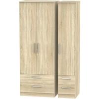 contrast bardolino triple wardrobe tall with drawer