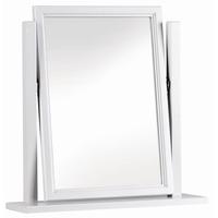 corndell annecy white vanity mirror