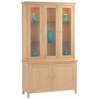 Corndell Nimbus Oak Tall Display Cabinet