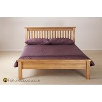 Country Oak Bed - Low Foot End