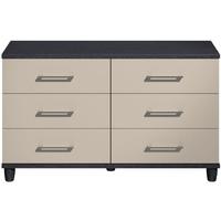 corsica grey chest of drawer 6 drawer