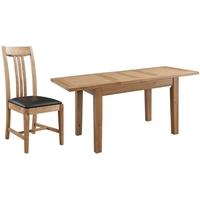 Colorado Oak Dining Set - Large Extending with 6 Dining Chairs