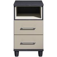 Corsica Grey Bedside Cabinet - 2 Drawer