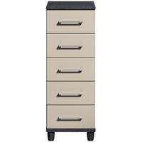 corsica grey chest of drawer 5 drawer narrow