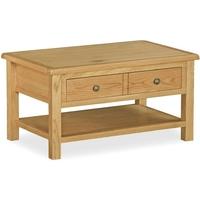 corndell lovell lite oak coffee table