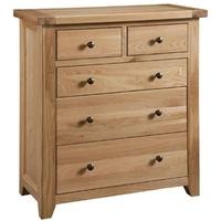 colorado oak chest of drawer 2 over 3 drawer