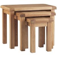 Corndell Lovell Oak Nest of Tables