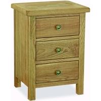 corndell lovell lite oak compact bedside cabinet