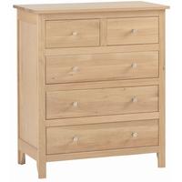 Corndell Nimbus Oak 2+3 Chest of Drawer