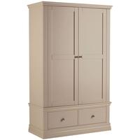 corndell annecy tapue double wardrobe with 2 drawers