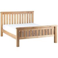 Corndell Lovell Oak Slatted Bed