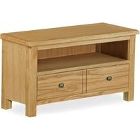 corndell lovell lite oak small tv unit