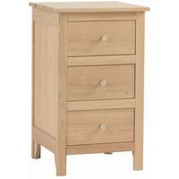 Corndell Nimbus Oak 3 Drawer Bedside