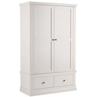 Corndell Annecy White Double Wardrobe with 2 Drawers